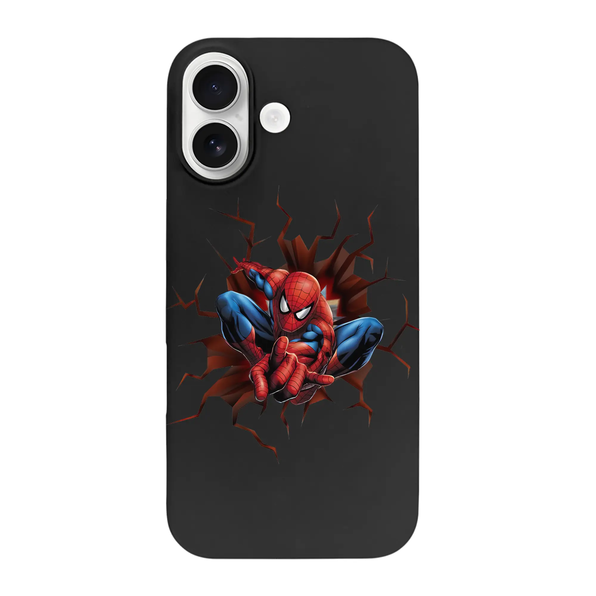 アベンジャーズ (Avenjāzu) グッズ スパイダーマン（Spider-Man） - iPhone 17 シリーズ シリコンケース 薄型 耐衝撃 指紋防止 ソフトタッチカバー 精密フィット 傷防止 保護ケース iPhone 17/17 Air/17 Pro/17 Pro Max 対応